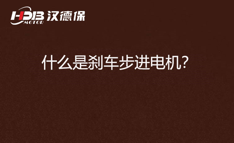 什么是剎車步進(jìn)電機(jī)？